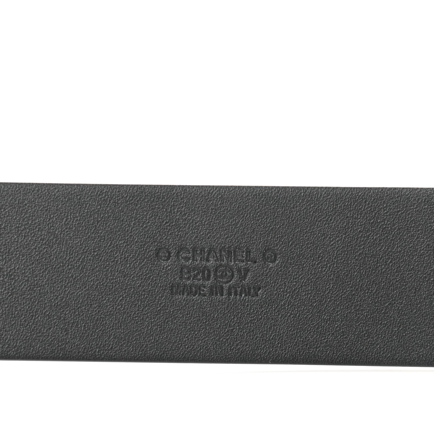 Chanel Calfskin CC Chain Belt 80 32 Black 3 of 10