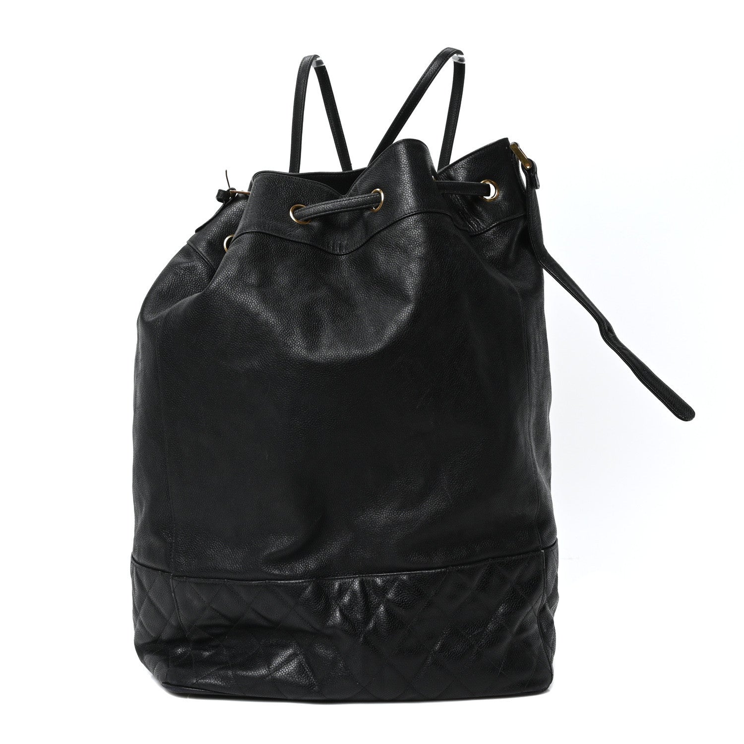 Chanel Caviar Quilted Drawstring Backpack Black 1 of 12