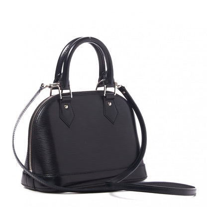 Louis Vuitton Epi Alma BB Black 2 of 9