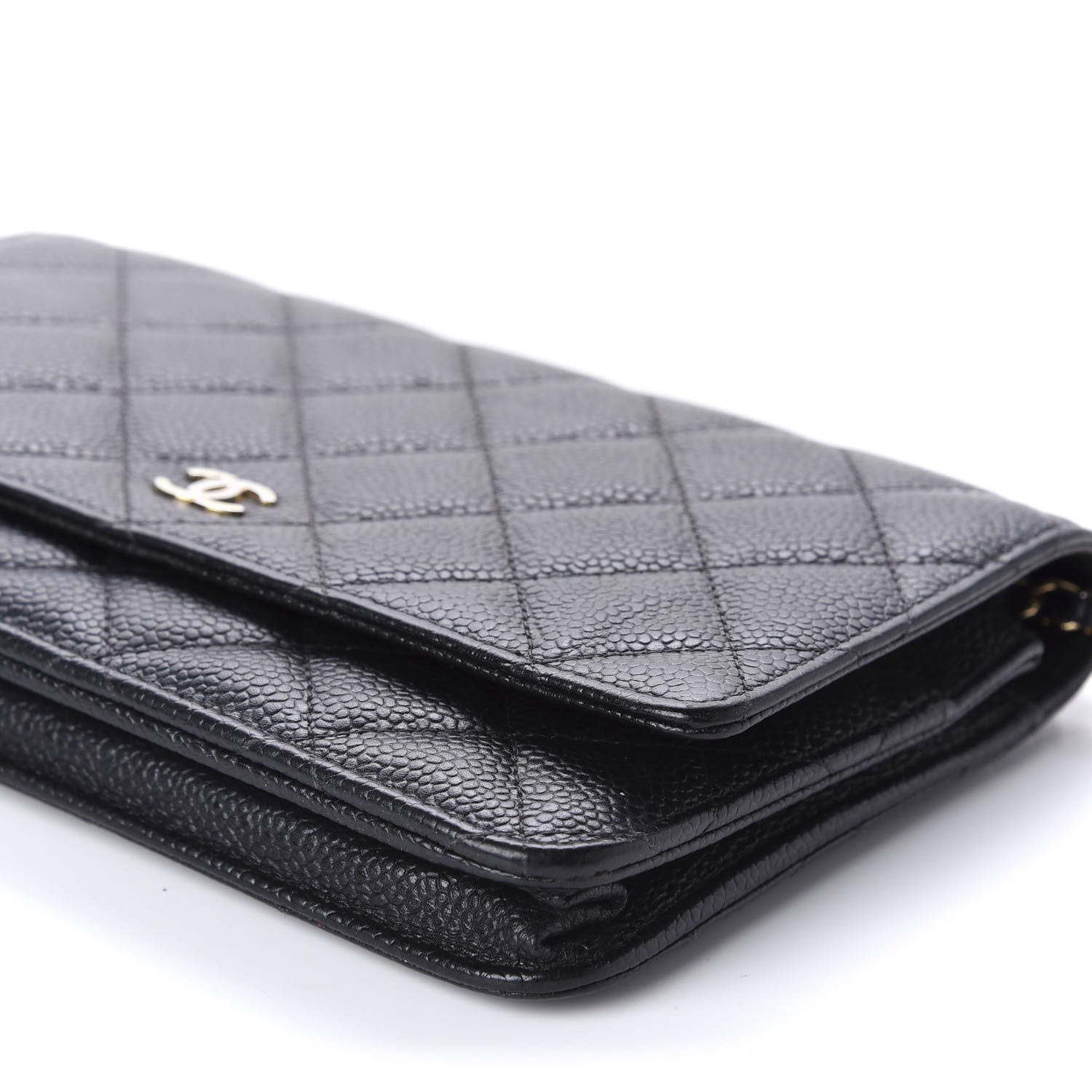 Chanel Caviar Quilted Wallet On Chain WOC Black 8 of 13