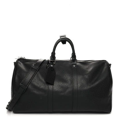 Louis Vuitton Taiga Keepall Bandouliere 45 Black 1 of 11