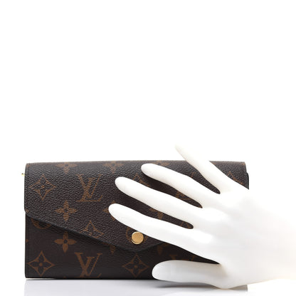 Louis Vuitton Monogram Sarah Wallet NM Coquelicot 2 of 9