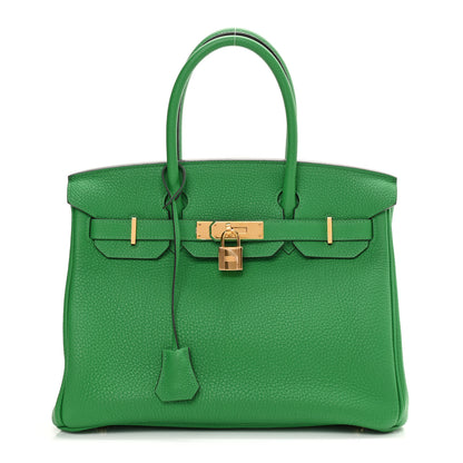 Hermes Togo Birkin 30 Bambou 1 of 11
