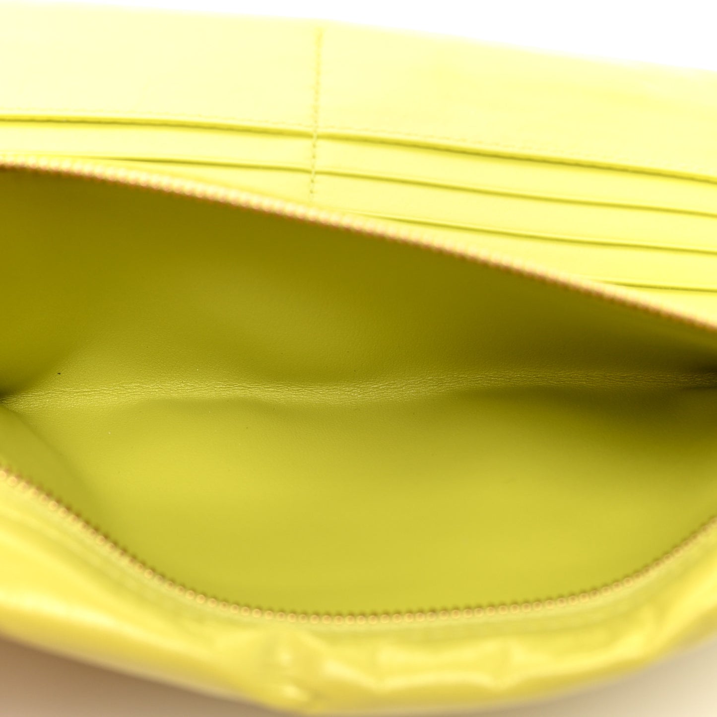 Nappa Bi-Fold Continental Wallet Kiwi Gold