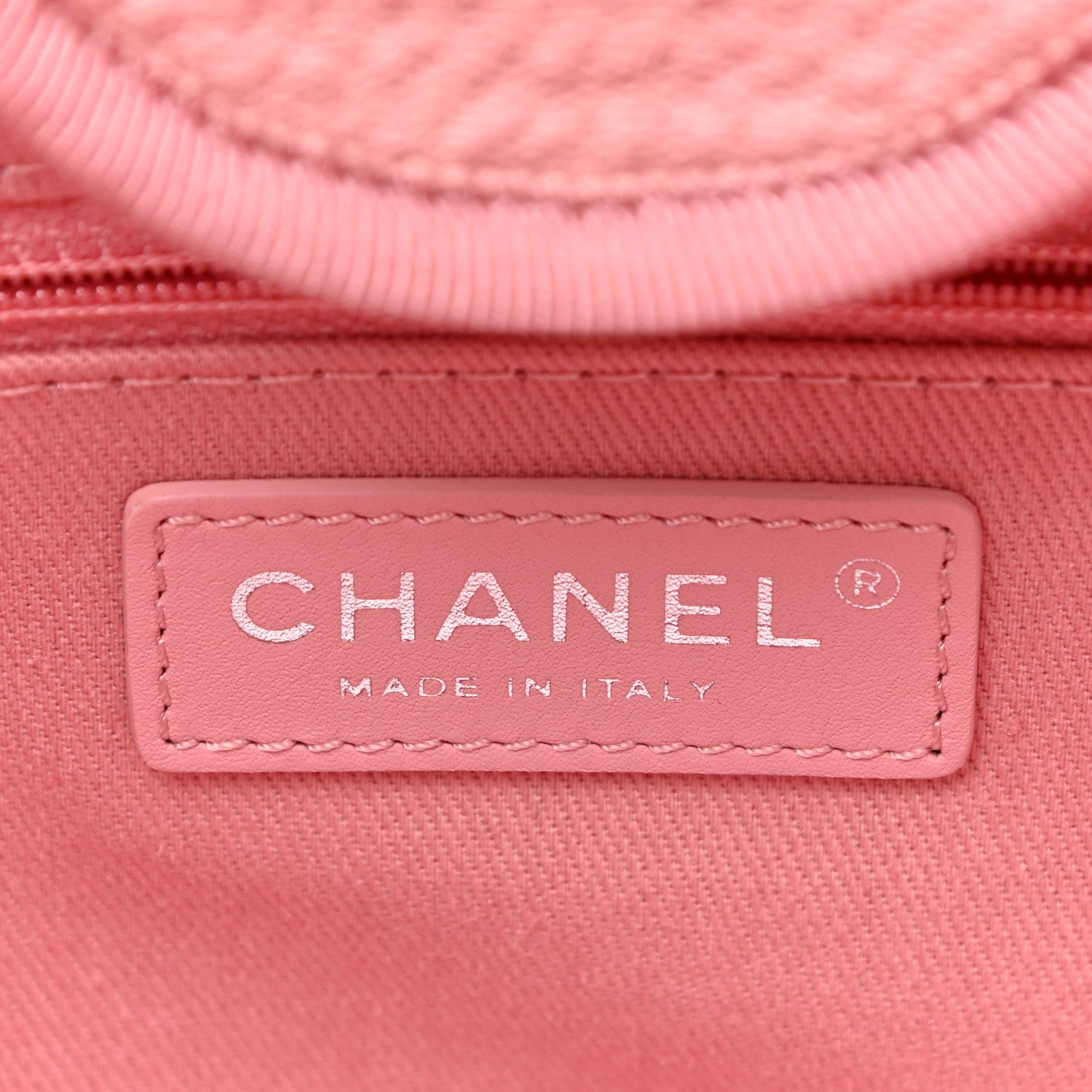 Chanel Mixed Fibers Medium Deauville Tote Pink 6 of 10