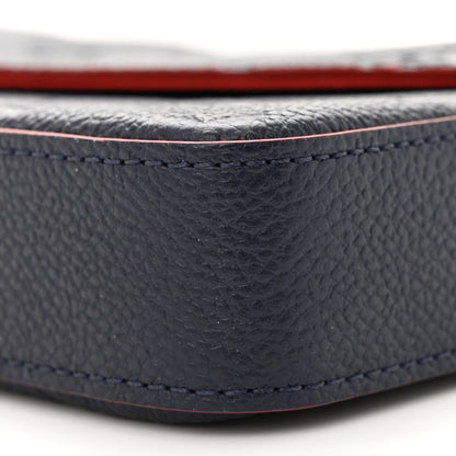 Louis Vuitton Empreinte Pochette Felicie Chain Wallet Marine Rouge 11 of 11