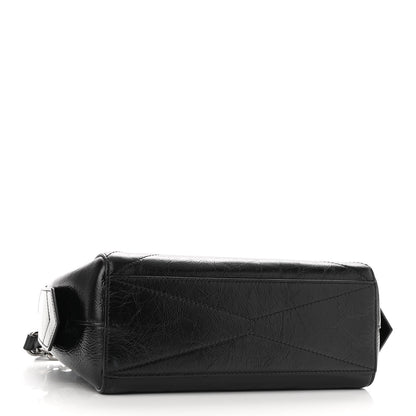 Givenchy Creased Patent Calfskin Small ID Flap Black 4 of 9