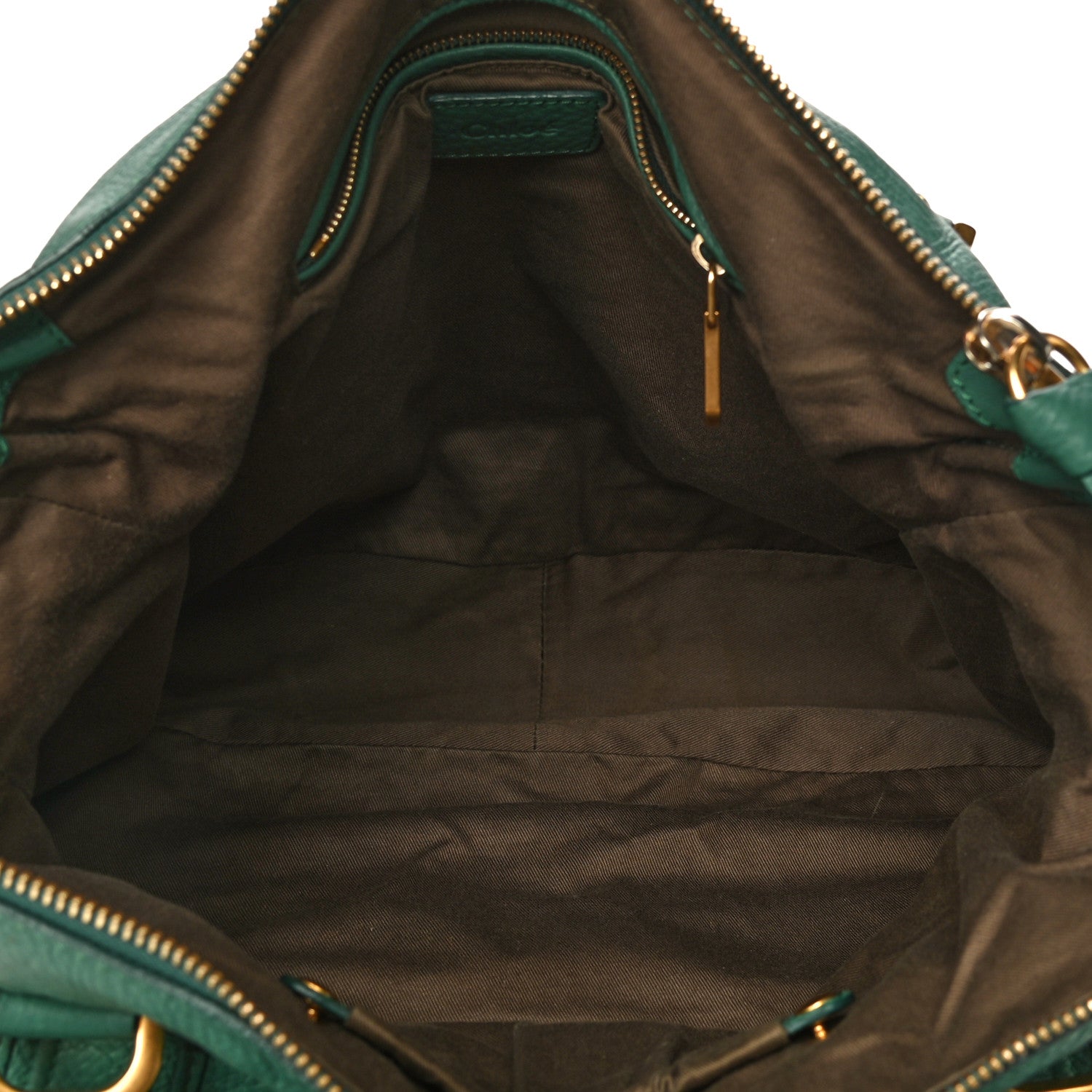 Chloe Calfskin Large Marcie Satchel Emerald 8 of 23