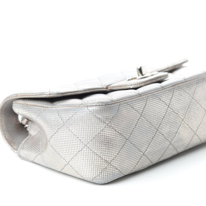 Chanel Metallic Calfskin Quilted Pixel Effect Mini Rectangular Flap Pinky Gold 5 of 9