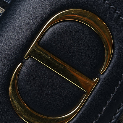 Christian Dior Oblique Medium Diordouble Chain Bag Blue 12 of 13