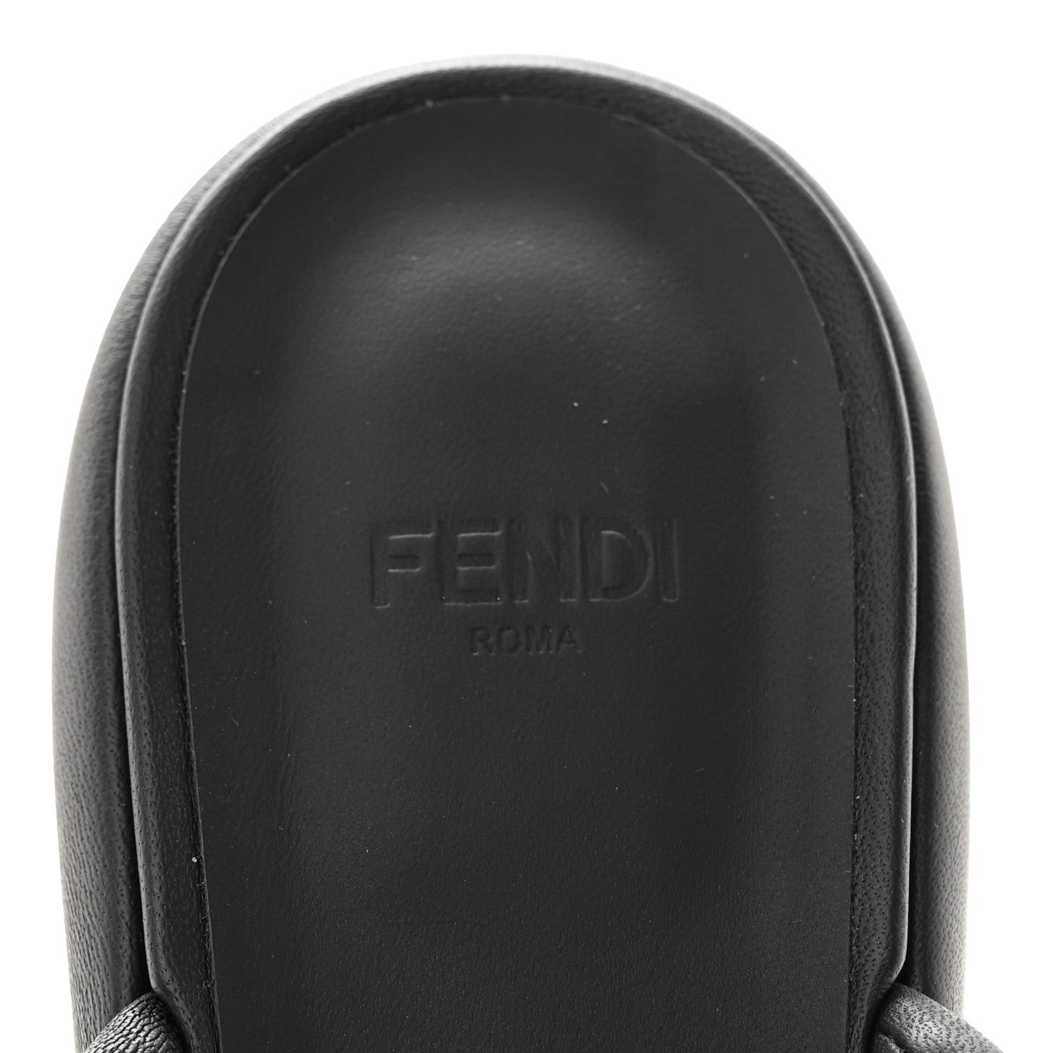 Fendi Nappa Baguette Ankle Strap 30/110mm Platform Sandals 39.5 Black 7 of 9