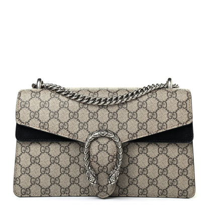 Gucci GG Supreme Monogram Small Dionysus Shoulder Bag Black 1 of 4