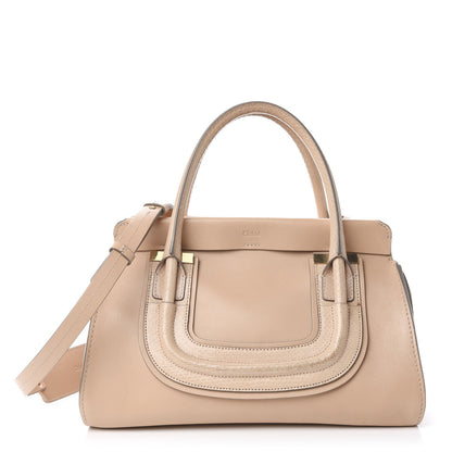 Chloe Calfskin Ayers Top Handle Shoulder Bag Beige 1 of 21