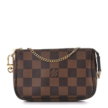 Louis Vuitton Damier Ebene Mini Pochette Accessories 1 of 10