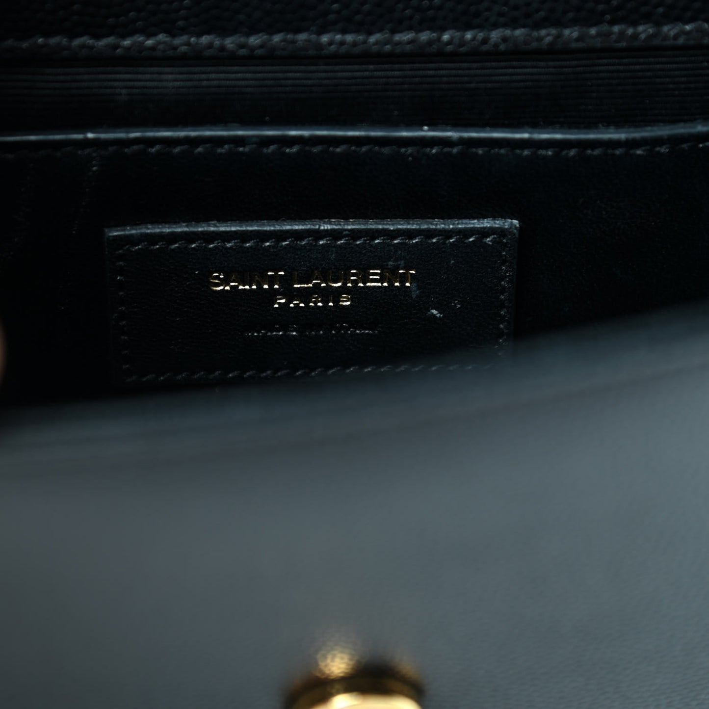 Grain De Poudre Small Monogram Kate Satchel Black