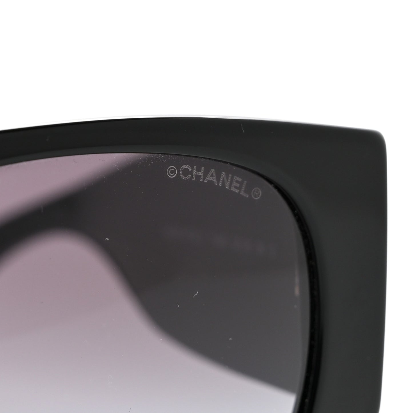 Acetate Quilted CC Pilot Sunglasses 71465 Black