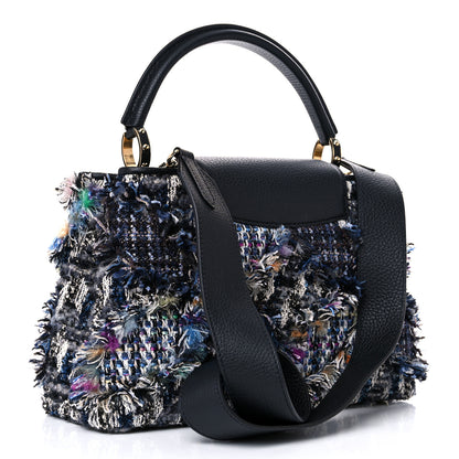 Louis Vuitton Tweed Calfskin Capucines MM Multicolor 3 of 9