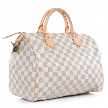Louis Vuitton Damier Azur Speedy 30 3 of 7
