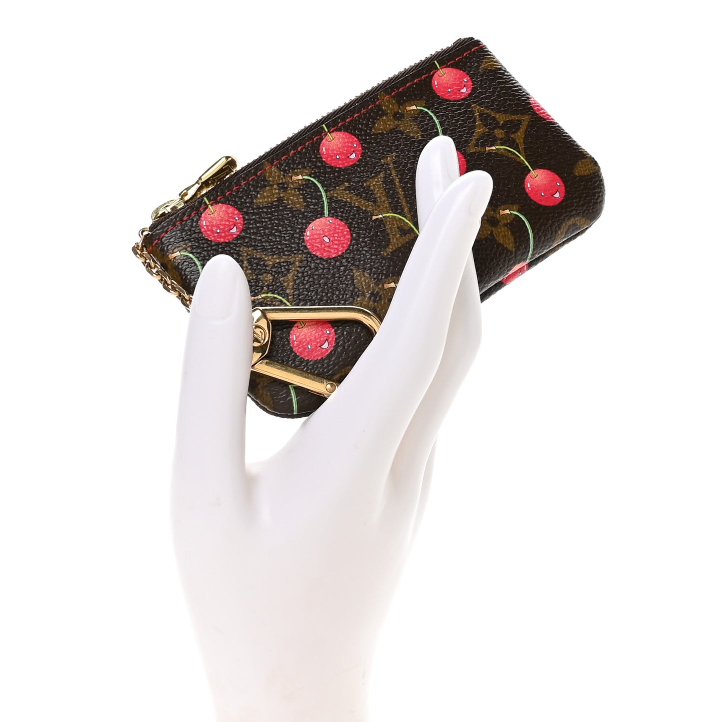 Monogram Cerises Key Pouch