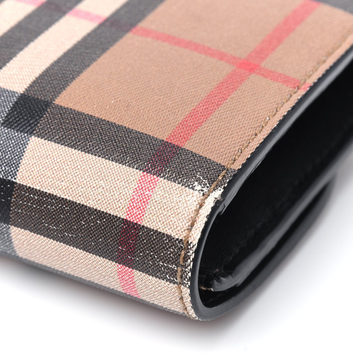 Vintage Check Halton Wallet Black