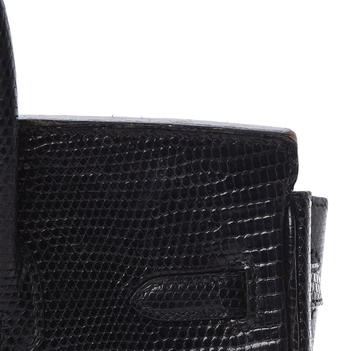Lizard Birkin 25 Black