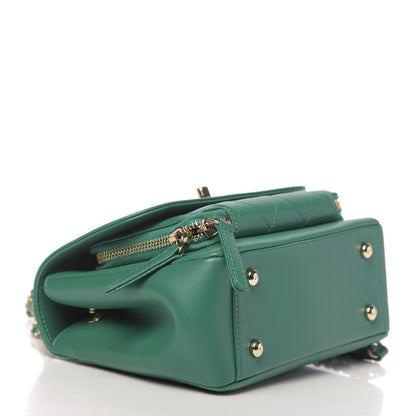 Chanel Caviar Quilted Mini Business Affinity Flap Green 4 of 12