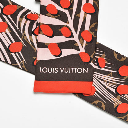 Louis Vuitton Silk Monogram Jungle Dots Bandeau Sugar Pink Poppy 3 of 5