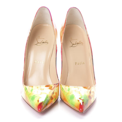 Christian Louboutin Patent Tie and Dye So Kate 120 Pumps 38.5 Multicolor 2 of 7