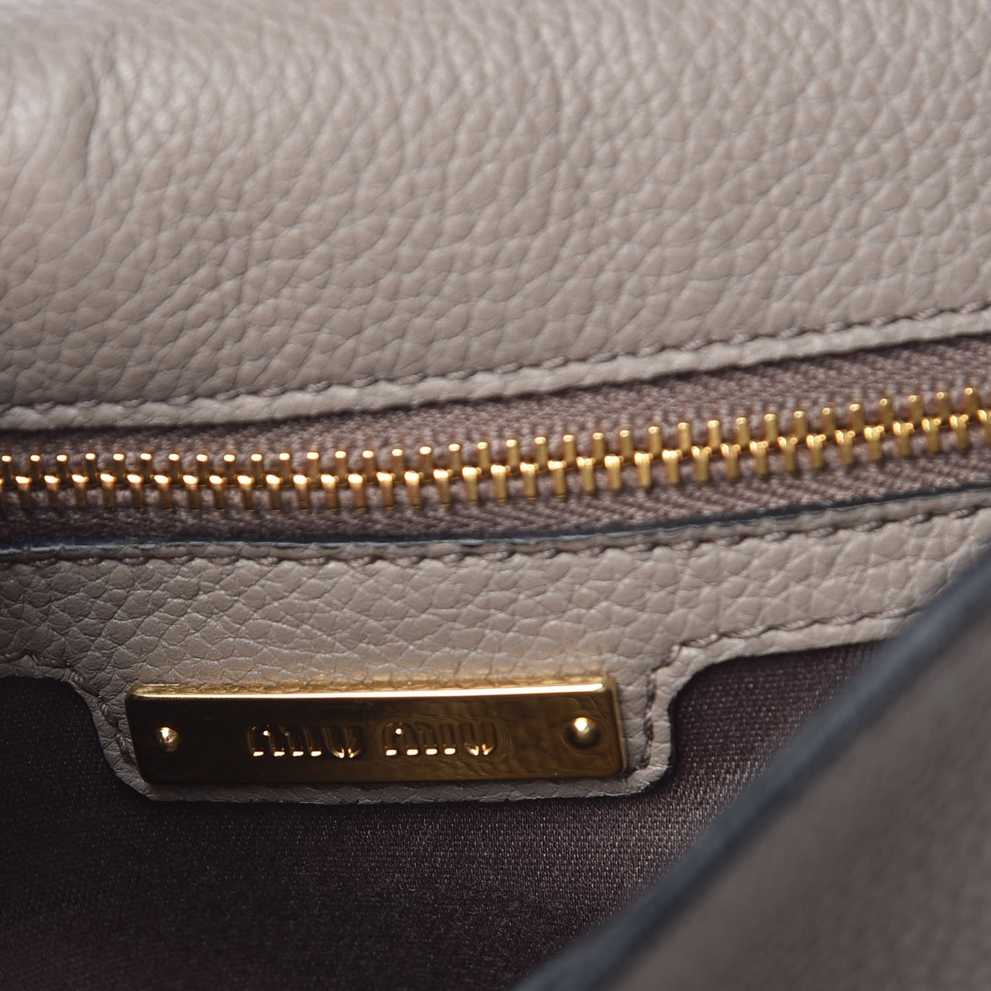 Vitello Phenix Madras Shoulder Bag Argilla