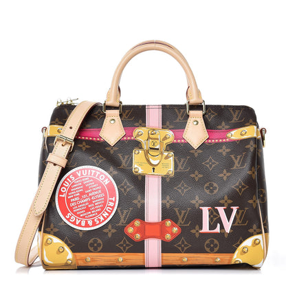 Louis Vuitton Monogram Summer Trunks Speedy Bandouliere 30 1 of 7