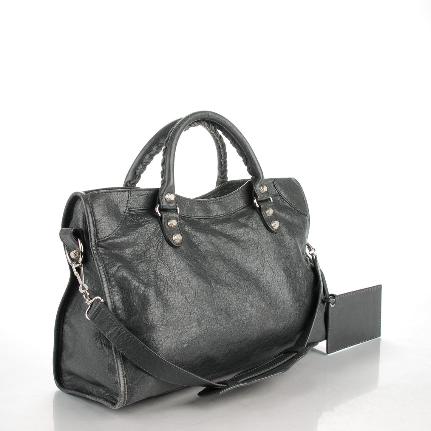 Agneau Giant 12 Silver Hardware City Gris Tarmac