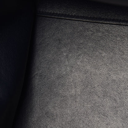 Celine Drummed Calfskin Suede Medium Trapeze Navy 8 of 10