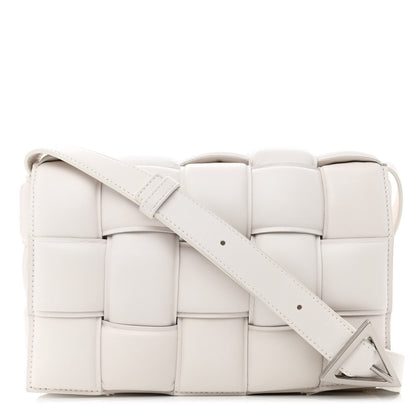 Bottega Veneta Nappa Maxi Intreccio Padded Cassette Crossbody Bag Chalk 1 of 12