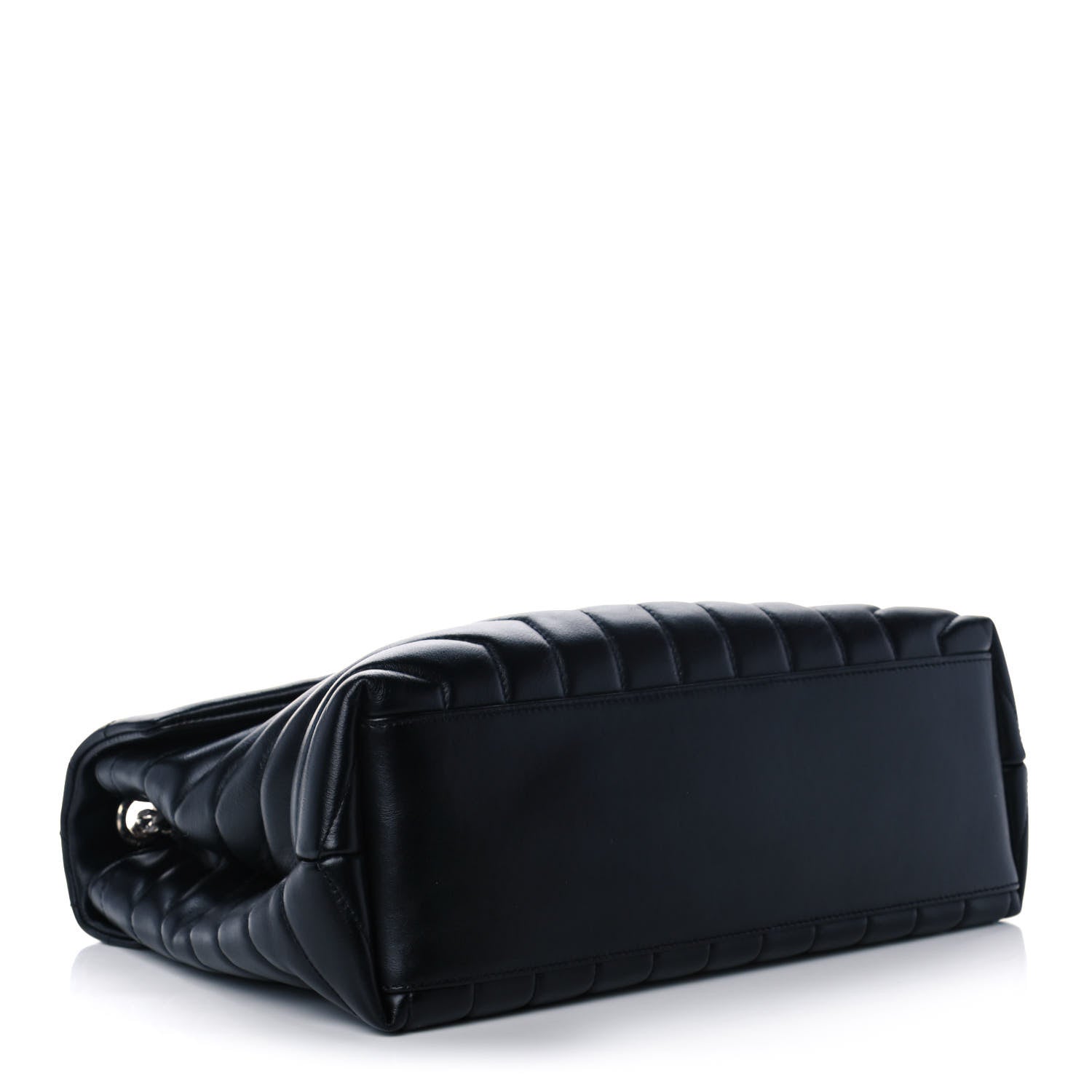 Saint Laurent Calfskin Y Quilted Monogram Medium Loulou Chain Satchel Black 4 of 12