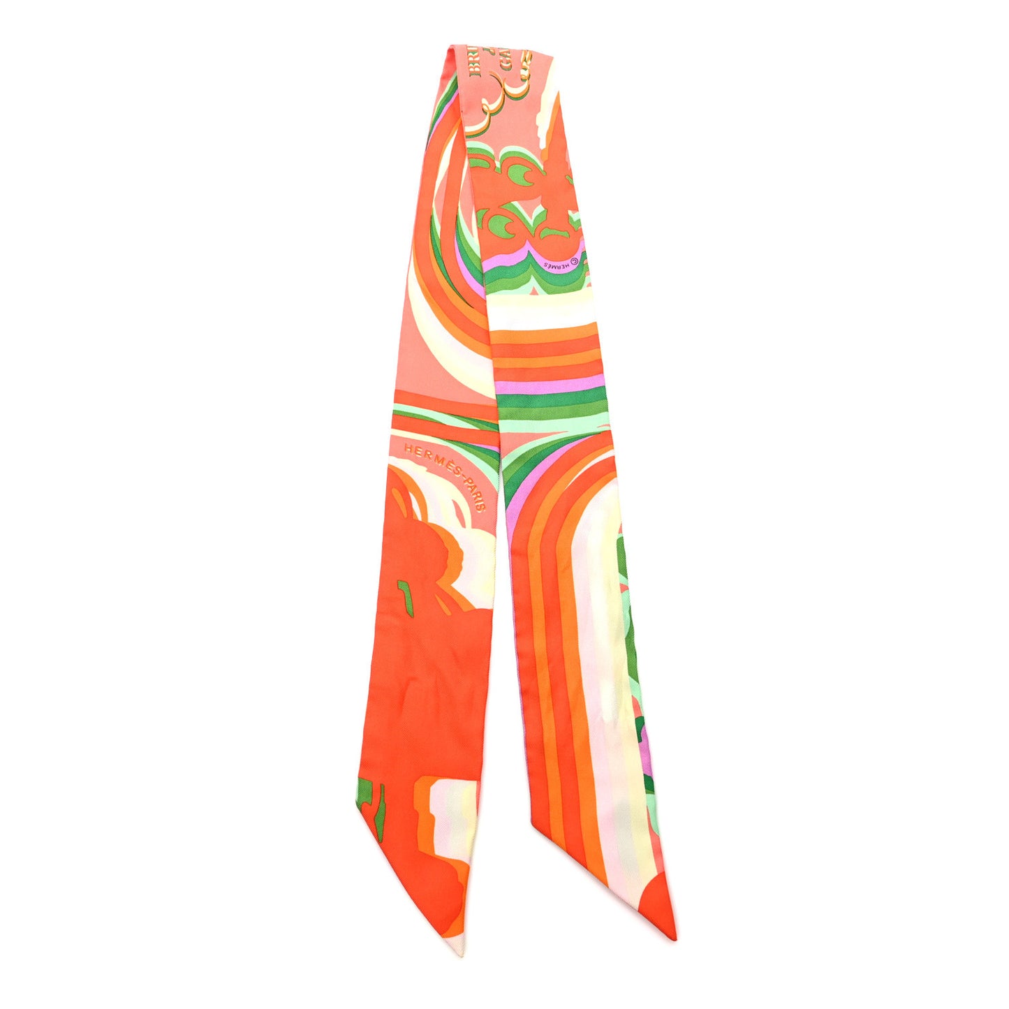 Silk Brides De Gala Shadow Twilly Orange Vert Corail