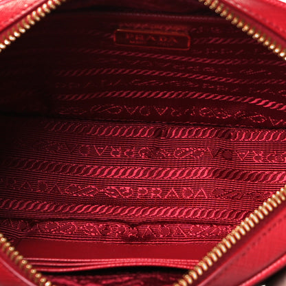 Prada Saffiano Lux Belt Bag Fuoco 5 of 9