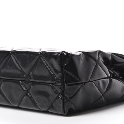 Chanel Vinyl Quilted In the Business Flap Bag Black 7 of 11
