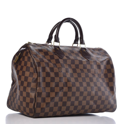 Louis Vuitton Damier Ebene Speedy 35 3 of 18