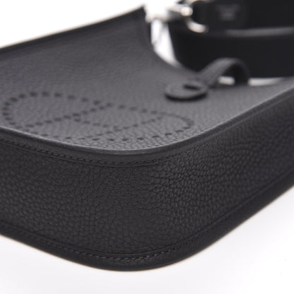 Hermes Taurillon Clemence Evelyne TPM Black 9 of 10