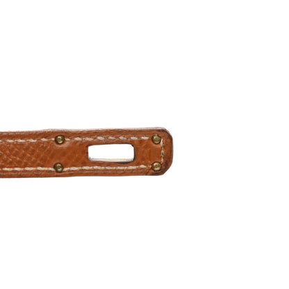 Hermes Courchevel Micro Kelly Sellier 15 Gold 7 of 12
