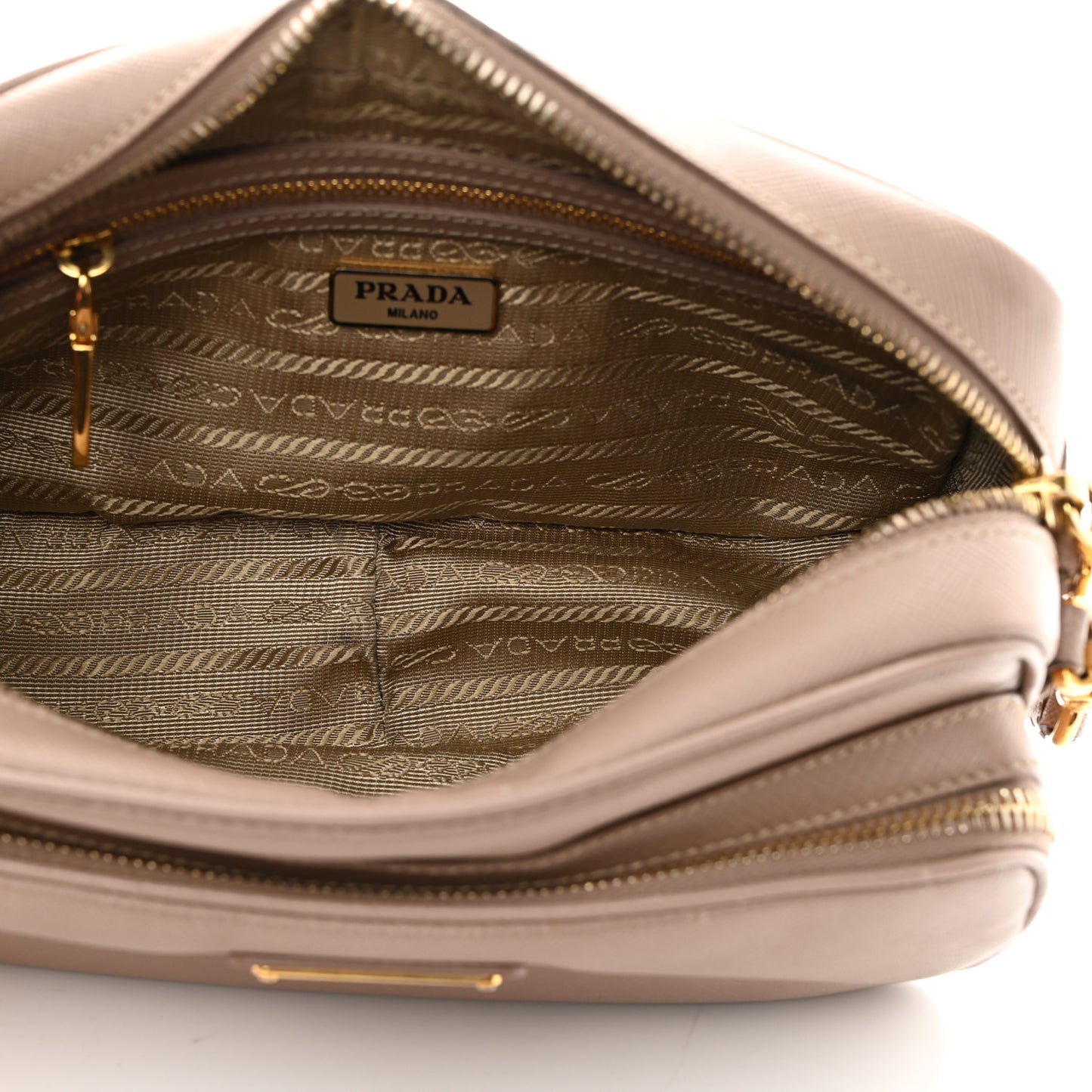 Saffiano Camera Case Crossbody Bag Cammeo