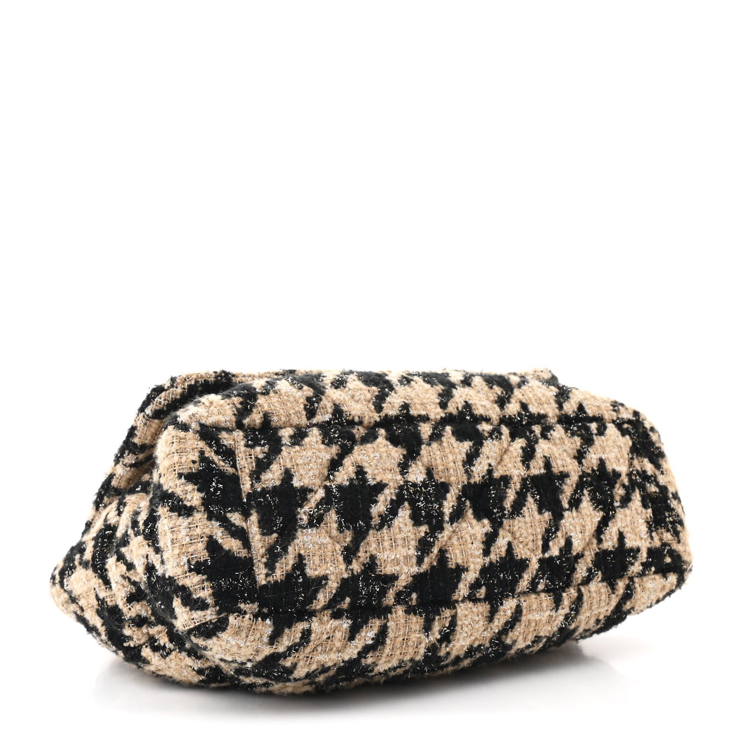Chanel Tweed Maxi Chanel 19 Flap Beige Black 4 of 10