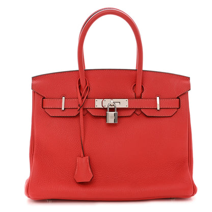 Hermes Togo Birkin 30 Rouge Vif 1 of 12