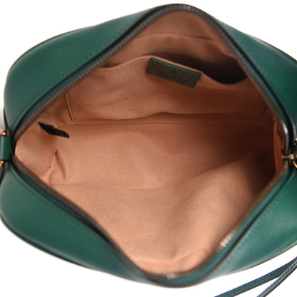 Gucci Calfskin Matelasse Small GG Marmont Chain Shoulder Bag Emerald Green 4 of 10