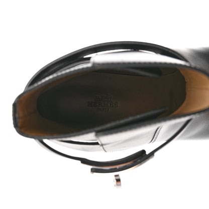 Hermes Calfskin Neo Low Boots 40 Black 7 of 13