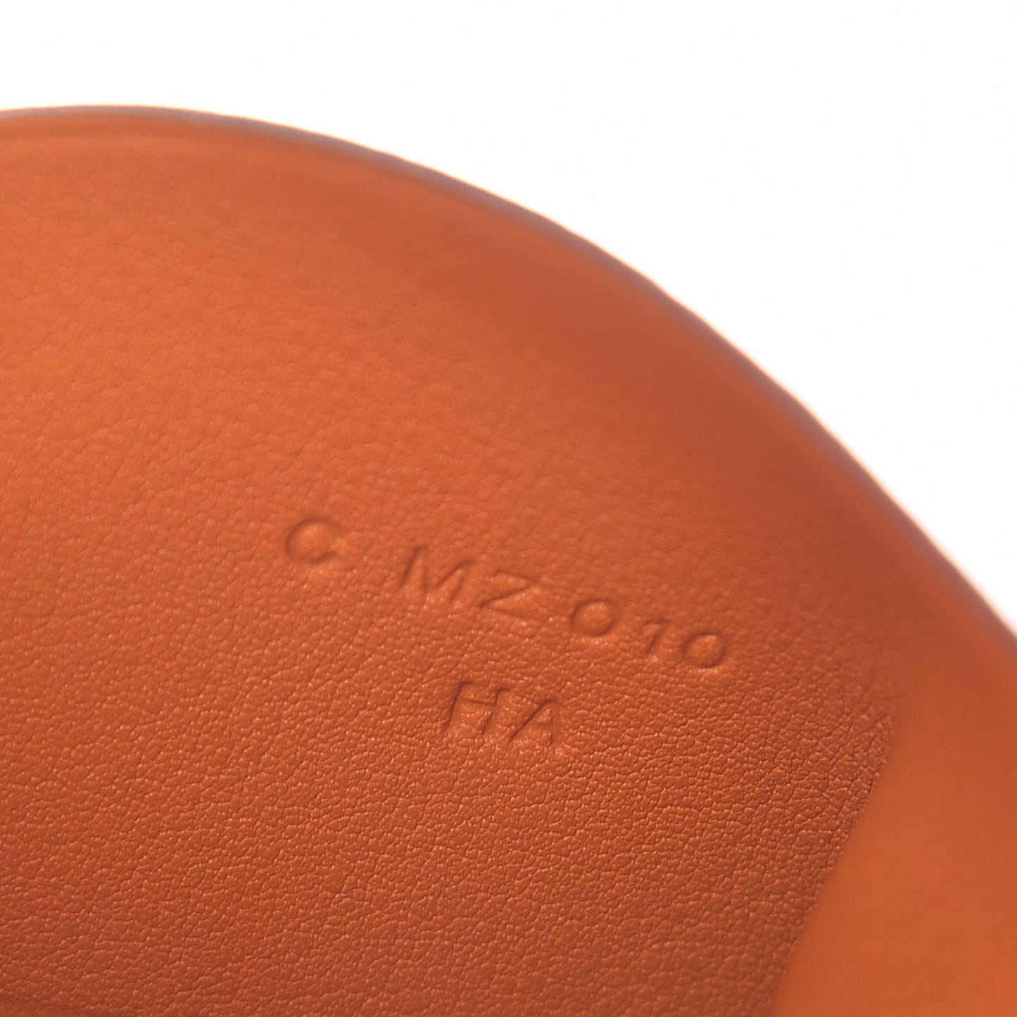 Barenia Faubourg Calvi Card Case Fauve Orange