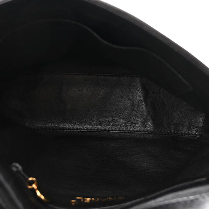 Chanel Lambskin Quilted CC Flap Shoulder Bag Black 4 of 9