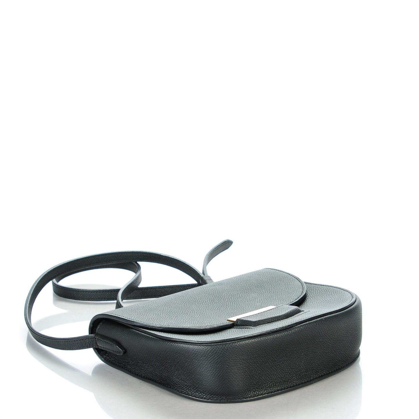 Grained Calfskin Small Trotteur Black