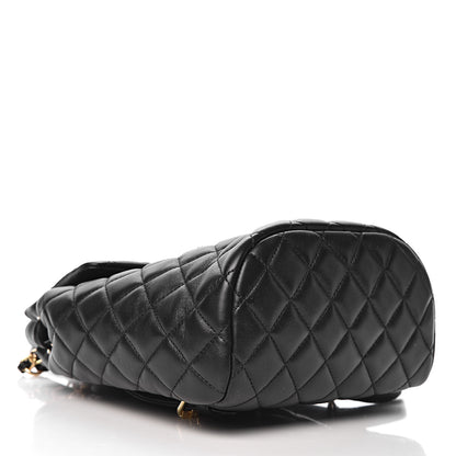 Chanel Lambskin Quilted Mini Urban Spirit Backpack Black 4 of 12