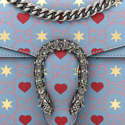 Gucci Calfskin Valentine's Day Exclusive Small Dionysus Bag Blue 11 of 11